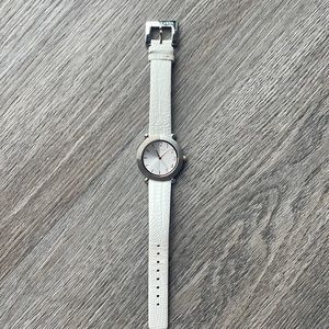 Ted Baker white genuine leather watch